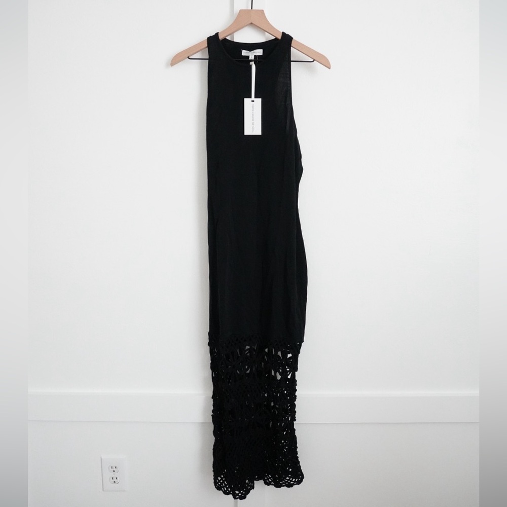 Torn by Ronny Kobo Nina Midi Dress Black
